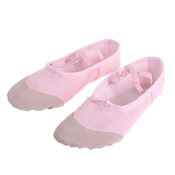 PTOOTP Girls Gymnastics Shoes Black, 1 Pair Dance Sneakers with Stability Support for Training and Classes