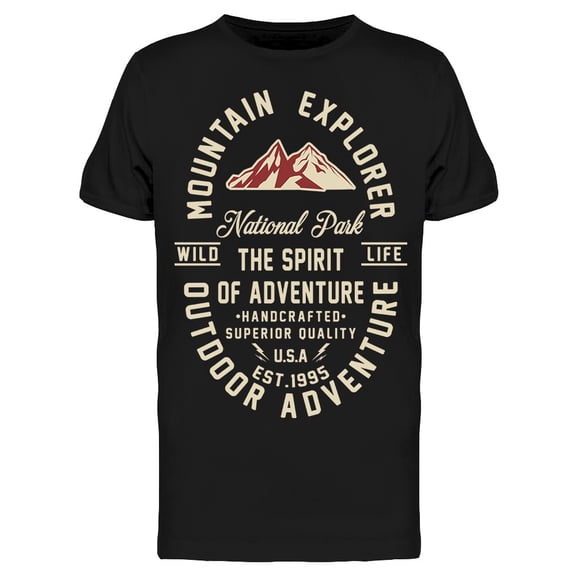 Mountain Spirit Adventure T-Shirt Men -Image by Shutterstock, Male x-Large