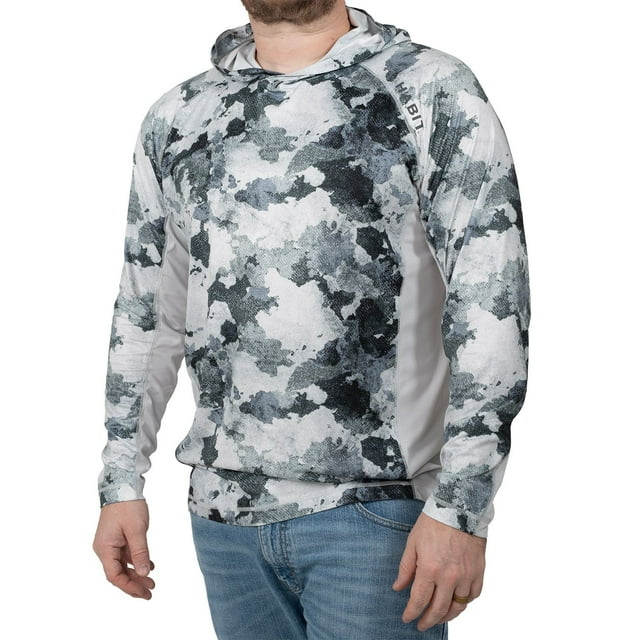 Habit Men's UPF 50+ UV Protection Hooded Performance Layer