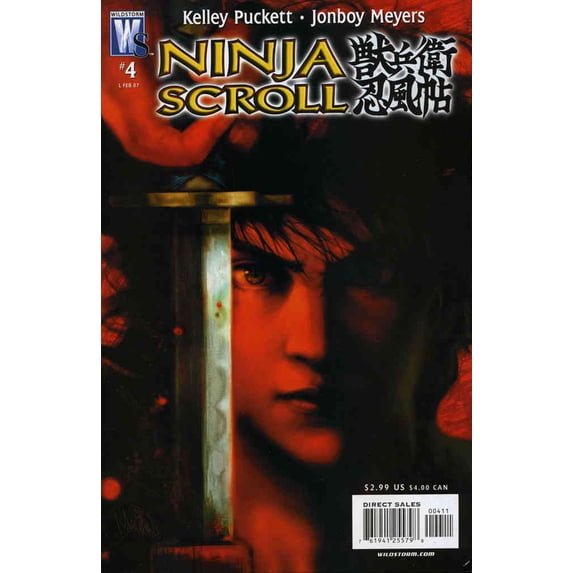 Ninja Scroll #4 VF ; WildStorm Comic Book