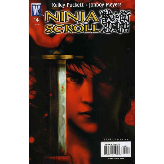 Ninja Scroll #4 VF ; WildStorm Comic Book