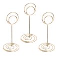 thumbnail image 1 of Soporte Para Números De Mesa, Soporte Redondo Para Tarjetas De Hierro Con Base Ancha Para Bodas, Fiestas, Graduaciones, Oficinas, Restaurantes Y Hogares, 20 Uds., 1 of 7