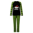 thumbnail image 2 of Odeerbi Christmas Pajamas for Family Holiday Plaid Long Sleeve Family Christmas Pajamas Matching Sets Mom Plaid Print Tops Pants Set Two-Piece Sleepwear Xmas Family Matching PJs Set Green, 2 of 4
