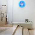 thumbnail image 4 of LYUMO Bathroom Shower Waterproof Wall Clock Quartz Clock Mini Kitchen Wall Mirror Clock, 4 of 9