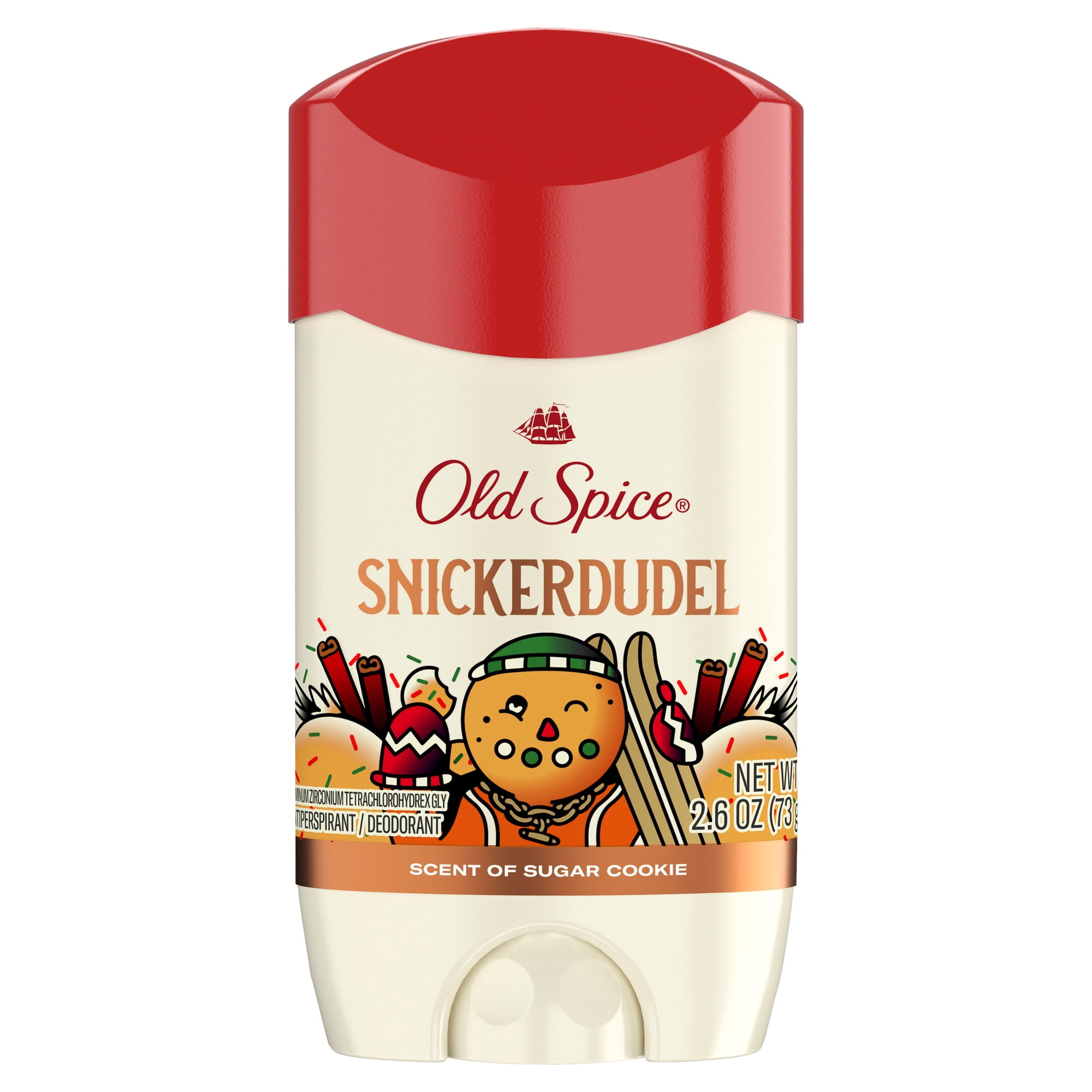 Old Spice Antiperspirant and Deodorant for Men, Snickerdudel, Sugar Cookie Scent 2.6 oz