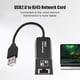 thumbnail image 3 of Adaptador externo USB 2.0 a RJ45 Hugtrwg Extensor de red Ethernet, 3 of 5