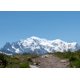 thumbnail image 3 of Fotografía de paisaje de montaña estilo Chamonix montañas nevadas sol arte póster lienzo pintura pared impresiones imagen decoración del hogar, 3 of 5
