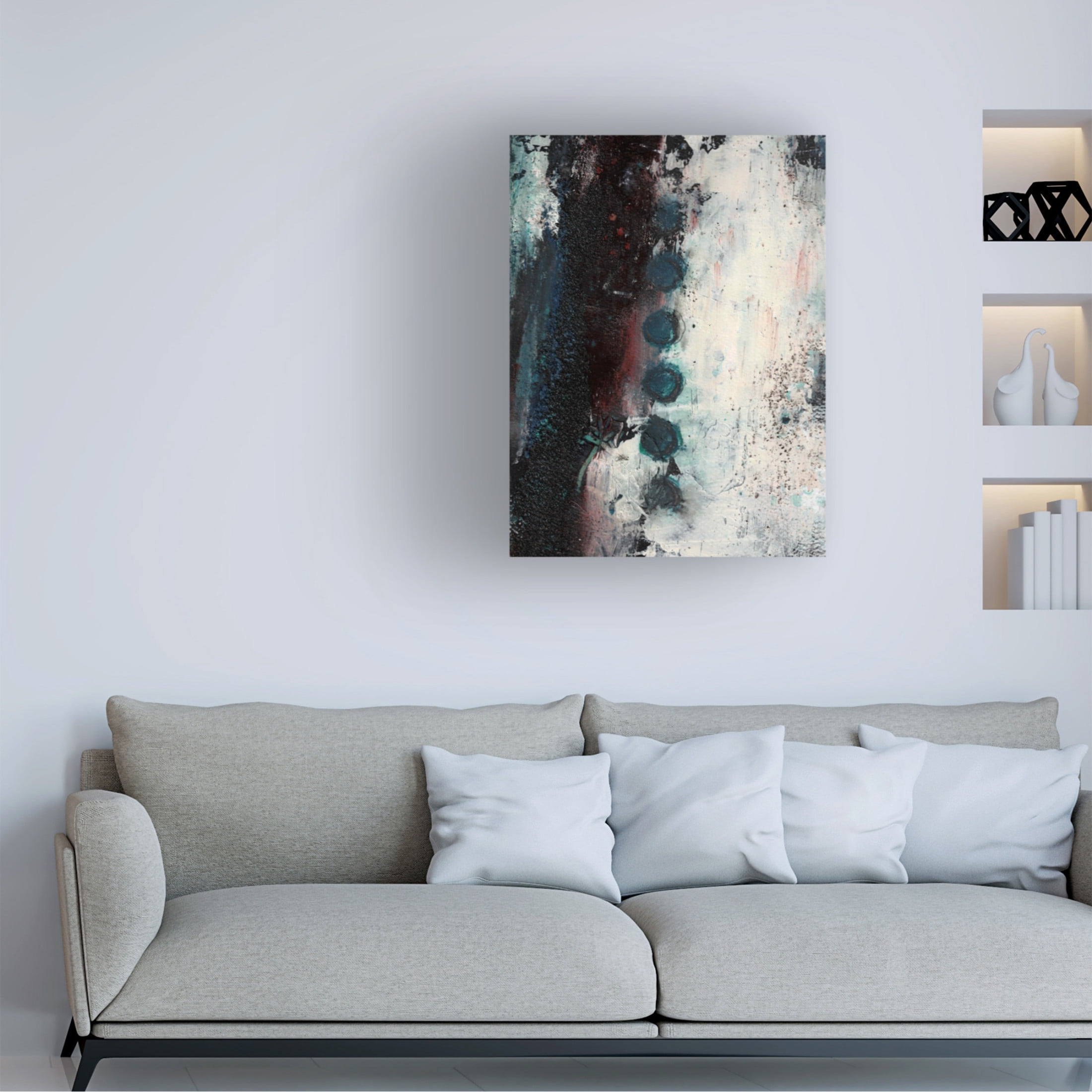 Canvas Wall Art - Deb Chaney 'Afx I' Wall Art for Living Room, Bedroom, or Office Décor by Trademark Fine Art - 35 x 47 Inches