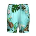 thumbnail image 3 of Picia Tropical Pineapple Pajama Shorts for Men, Men's Pajama Bottoms, Sleepwear,Short Pajama Pants-Medium, 3 of 9