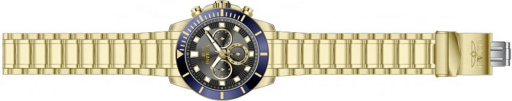 INVICTA Pro Diver Men 45mm Stainless Steel Gold Black dial VD54B Quartz
