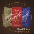 Lindt LINDOR 70% Extra Dark Chocolate Candy Truffles, 5.1 oz Bag-2pk, With White Bowl By OMA