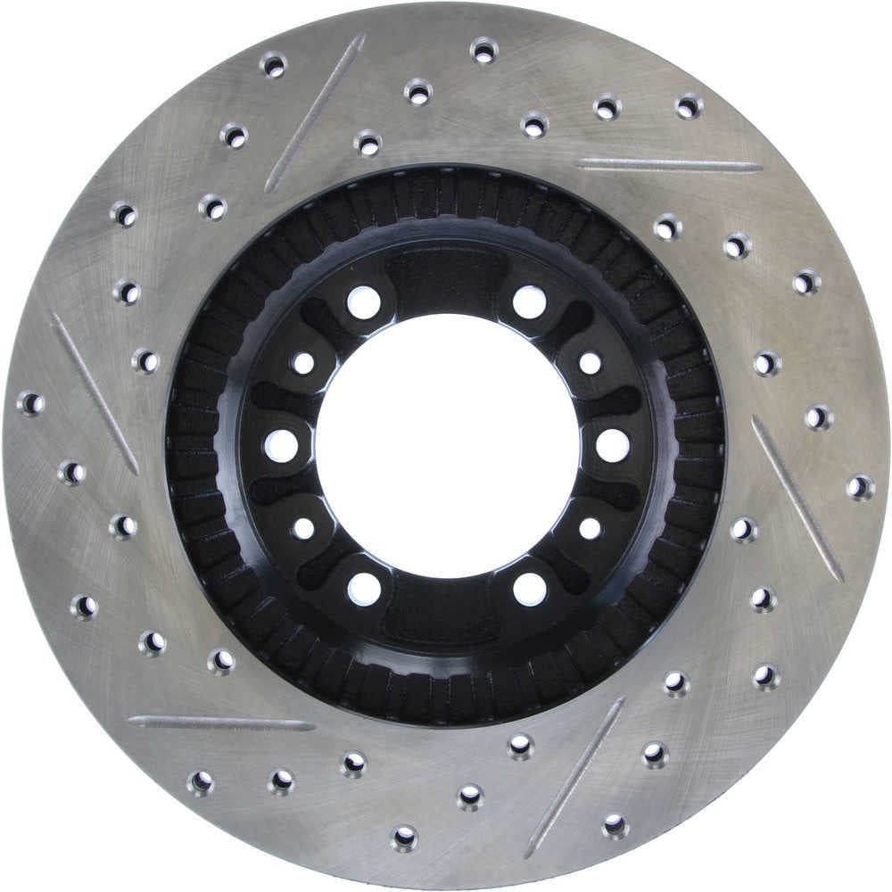 StopTech 127.46040L StopTech Sport Rotors; Drilled And Slotted; Front Left;10.87 in. Dia.; 1.77 in. Height; Fits select: 1991-2004 MITSUBISHI MONTERO
