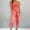 Red, variant on Hueook 2 Piece Lounge Set Women'S Spring and Summer Solid Color Round Neck Sleeveless Drawstring Casual Pants Set Green 4X