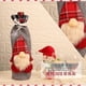 thumbnail image 4 of Funda para botella de vino navideña con diseño de Papá Noel, soporte para botellas de champán, decoración de mesa, regalo, día de Acción de Gracias, festivales festivos, decoración para cenas navide, 4 of 4