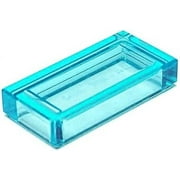 Bulk Legos: Transparent Light Blue 1x2 Tiles (100 pcs) by LEGO
