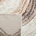 thumbnail image 6 of Safavieh  Cyrus Shag Burgunde Modern Abstract Rug 5'5" x  7'6" - Beige/Rust - Rectangle, 6 of 8