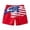 Red, variant on Mens Bathing Suit American Flag 250th Anniversary Swim Trunks Patriotic Summer Beach Shorts Quick Dry Board Shorts