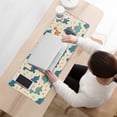 thumbnail image 3 of Long Mouse Pads for Desk,Beige Cartoon Dinosaurs Plants Pattern Desk Mats on Top Of Desks, Desk Mouse Pad Extra Large with 3mm Non-Slip Base and Stitched Edge for Gaming,Office,Work,Home 31.5"x11.8", 3 of 6