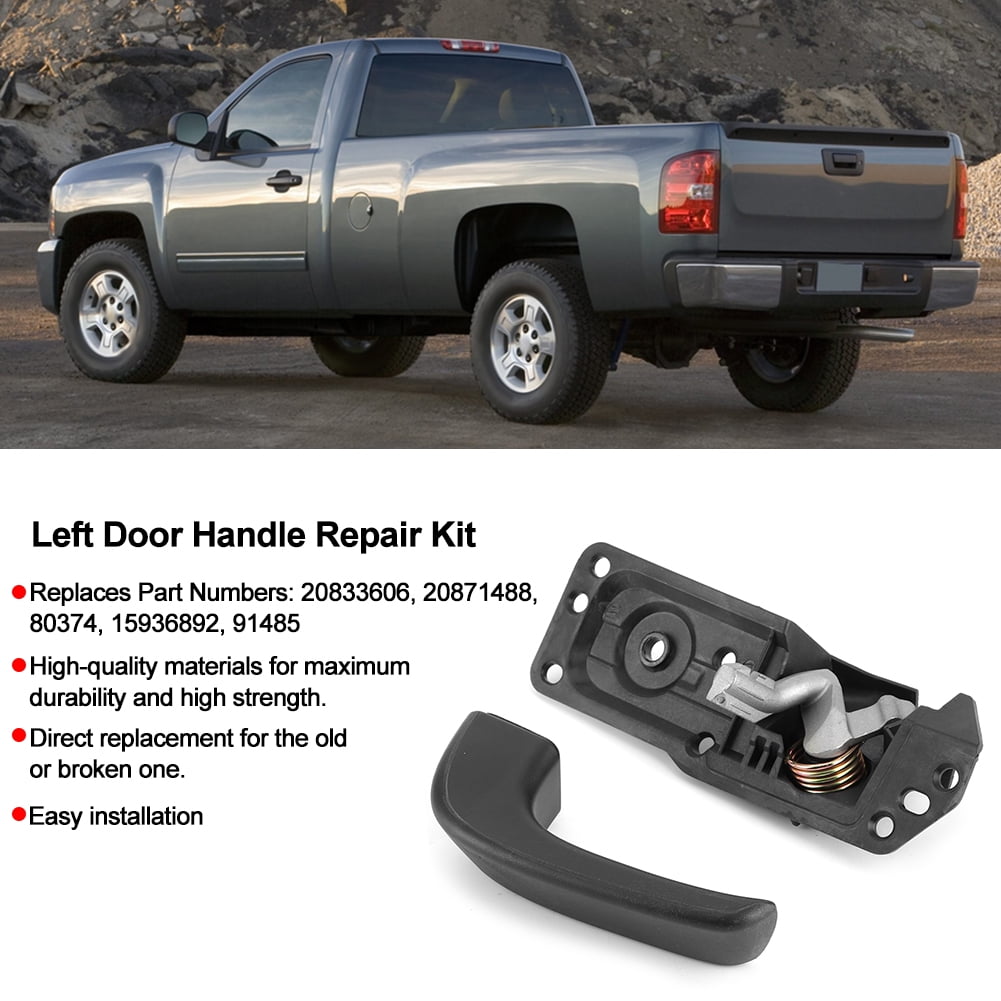 Front & Rear Inside Door Handle Repair Kit For Chevy Silverado & GMC Sierra 2007-2014 (Pair) - 20833606 20833602