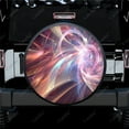 thumbnail image 1 of Abstract Digital Design Polyester Universal Spare Wheel Tire Cover Custom Tire-Covers for Trailer RV SUV Truck Camper, 1 of 5