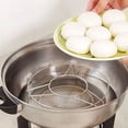 thumbnail image 4 of AURARMLET wok steam rack Steam Rack Silver Baking for Kitchen Use 1Pcs, 4 of 5