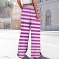 thumbnail image 4 of Njagoc3 Womens Floral Cropped Pants - Elastic Waist Trendy Summer Vacation & Beach Outfits, 4 of 6