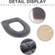 thumbnail image 2 of Toilet Seat Cover, Bathroom Soft Warm Washable Toilet Seat Cover Pillow, 2 of 5