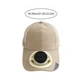 thumbnail image 3 of Leeye Solar Fan Hat Rechargeable Baseball Cap with Built-in Cooling Fan Solar Powered USB Charging Sun Protection Hat for Outdoor Sports Hiking Fishing, E, One Size, 3 of 7