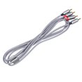 thumbnail image 1 of Cable estéreo, [1,8 m, doble blindaje, chapado en oro], macho a macho, para cine en casa., 1 of 7