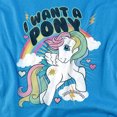 thumbnail image 2 of My Little Pony Retro I Want A Pony Unisex Adult T Shirt For Men And Women, 2 of 7