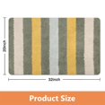thumbnail image 4 of Luxury 20x32in Fluffy Soft Microfiber Bathroom Rugs Bath Mat - Non-Slip, Machine Washable, Quick Drying Shower Carpet Rug for Your Bathroom and Shower, 4 of 5
