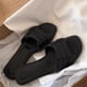 thumbnail image 5 of Sandalias de playa con tiras cruzadas Zapatillas de casa con punta abierta cuadradas cómodas para mujeres, 5 of 9