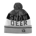 thumbnail image 3 of Savior Gray Heated Warm Beanie Wool Cap, Winter Thickened Fleece Knit Hats for Men and Women, 3 of 8