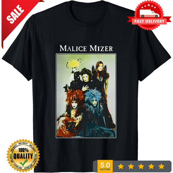 Reprint Rare Rare Collection Malice Mizer Band Gift For Fan Full Size T-shirt S4491, LIMITED EDITION-TH73997