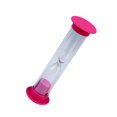 thumbnail image 4 of Reloj de arena pequeño, temporizador de arena de 2 minutos, reloj de arena multiusos de escritorio, temporizador de reloj de arena para niños, hogar, rosa, 4 of 9