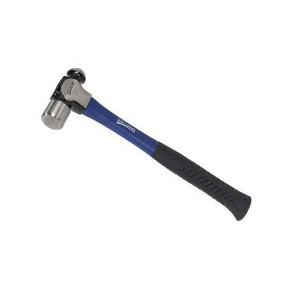 Williams Ball Pein Fiberglass Handle Hammer,12oz. 20543