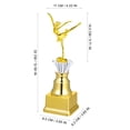 thumbnail image 2 of UPGRATOR Trofeo Pequeño De Danza En Plástico Dorado Ideal Para Y Reconocimientos, 2 of 8