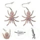 thumbnail image 2 of 2pcs Pendientes de araña coloridos creativos Pendientes de brillo acrílico Accesorios de orejas, 2 of 5