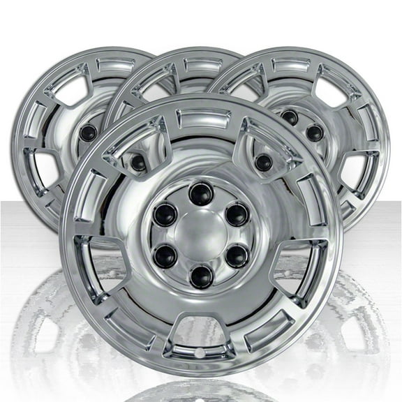 Set of Four 17" Chrome ABS Wheel Skin Covers for 2007-2013 Chevy Avalanche