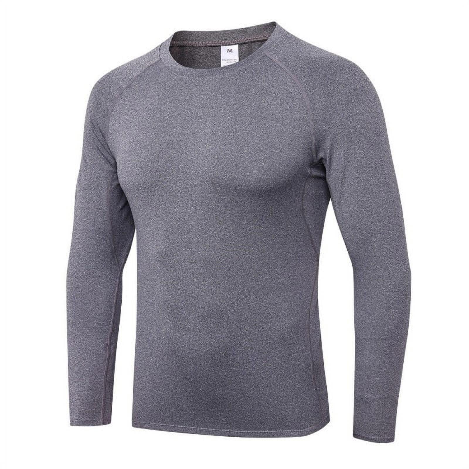 Oaktree-Men's Compression Shirt, Cool Dry Long Sleeve Quick-drying ...