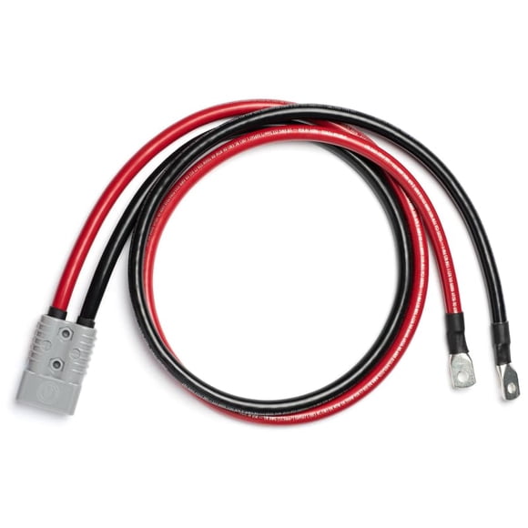 Spartan Power 2 AWG 1 Foot Battery Cable Quick Connector SP120A and 3/8" Ring Terminal