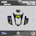 thumbnail image 3 of Kalair GFX Graphics Kit for Suzuki LTZ400 (2003-2008) Core Series, 3 of 5