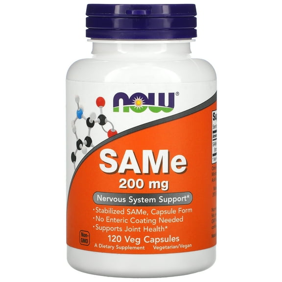 NOW Foods SAMe, Disulfate Tosylate, 200 mg, 120 Veg Capsules