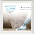 thumbnail image 5 of Microfiber Steam Mop Covers Accessory Universal Washable Triangle Cloths for Hot Spray Steam Cleaner, White Microfiber Steam Mop Pads Machine Washable, 5 of 5