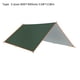 thumbnail image 3 of Sonducket Toldo parasol Toldos para el hogar Protector solar Hamaca Camping al aire libre Viajes Pesca Picnic Carpa Refugio Accesorios carpas Verde 3x3meter, 3 of 6