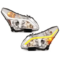 Kojem Clear LED Projector Headlights for Infiniti G37/G25/Q40 Sedan 4-Door 2010-2015
