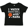 thumbnail image 3 of Inktastic I Watch Basketball with Mama Boys Toddler T-Shirt, 3 of 5