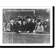 thumbnail image 2 of Historic Framed Print, Joseph J. Lannin, Byron Bancroft Johnson, John Kinley Tener, August (Garry) Herrmann - baseball magnates at Boston game. Oct. 9, 1916, 17-7/8" x 21-7/8", 2 of 9