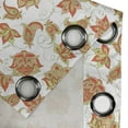 thumbnail image 4 of Ambesonne Paisley Grommet Curtain, Ottoman Vivid Design, 50" x 72", Avocado Green Vermilion, 4 of 6