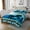 Black Teal Blue, variant on YST Rustic Wolf Bedspread Set Queen Size For Boys, Hunting Wildlife Coverlet Set Farmhouse Animal Quilt Set For Kids Teens Adult Bedroom, Vintage Wooden Board Bedding Set, Brown